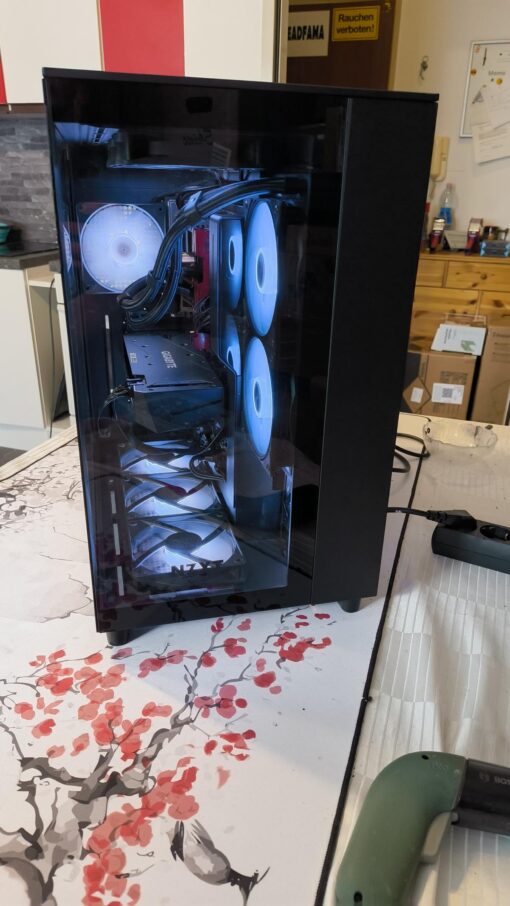 Gebrauchter NZXT Gaming PC mit RX 7800XT und Ryzen 7 5800X3D