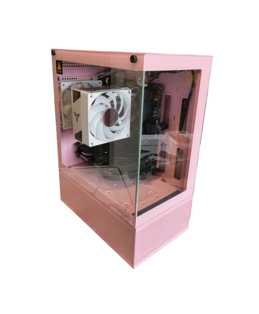 Pink AMD Gaming PC mit Ryzen 5 5500 und RTX 4060 8GB (gebraucht)