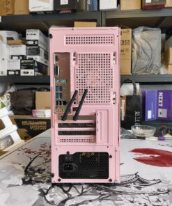 Pink AMD Gaming PC mit Ryzen 5 5500 und RTX 4060 8GB (gebraucht)