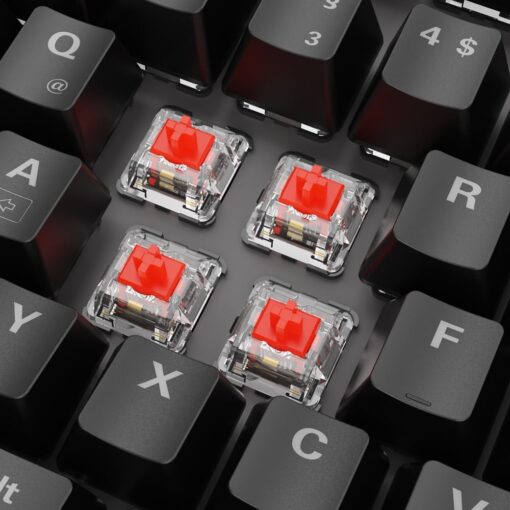 Sharkoon Skiller SGK20, mechanische Schalter, Huano Red, RGB
