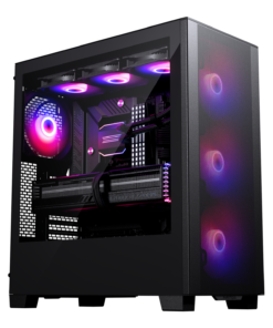 Phanteks XT Pro Ultra PC-Gehäuse, Midi-Tower, E-ATX, Tempered Glass, D-RGB - schwarz