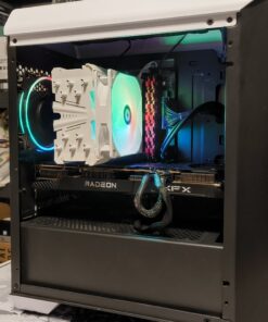 Gebrauchter weißer AMD Gaming PC mit Ryzen 7 3800X und neuer RX 6700 10GB