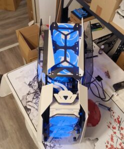 Exotischer weißer Streamer Gaming PC mit Ryzen 9 5950X und Nvidia RTX 3080 10GB