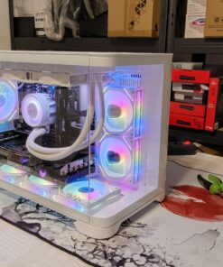Weißer AIGO PC mit Ryzen 5 7500F und RTX 3080 10GB