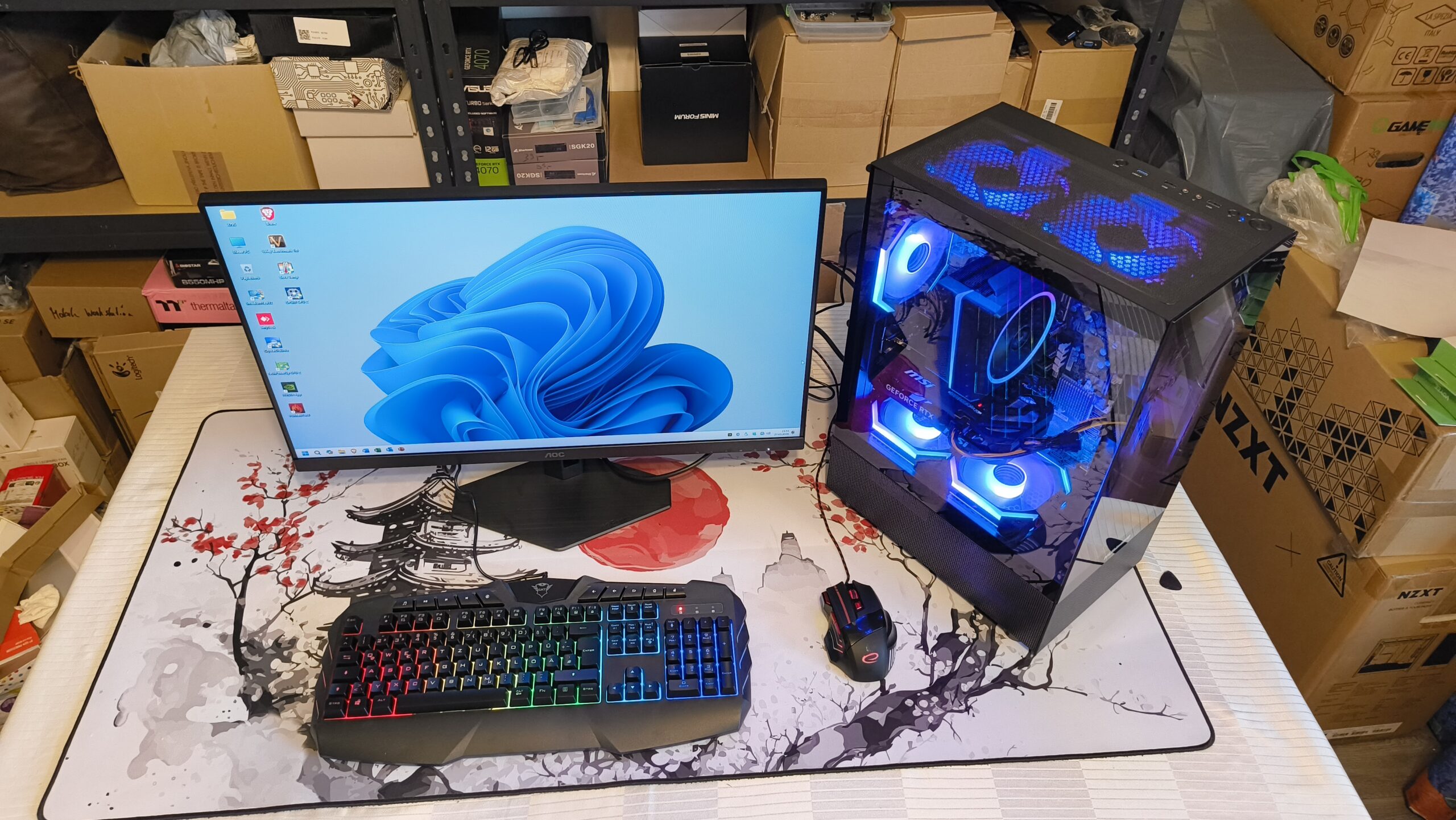 Zerry Hummer Black SET X79S Gaming PC mit RTX 5050 8GB