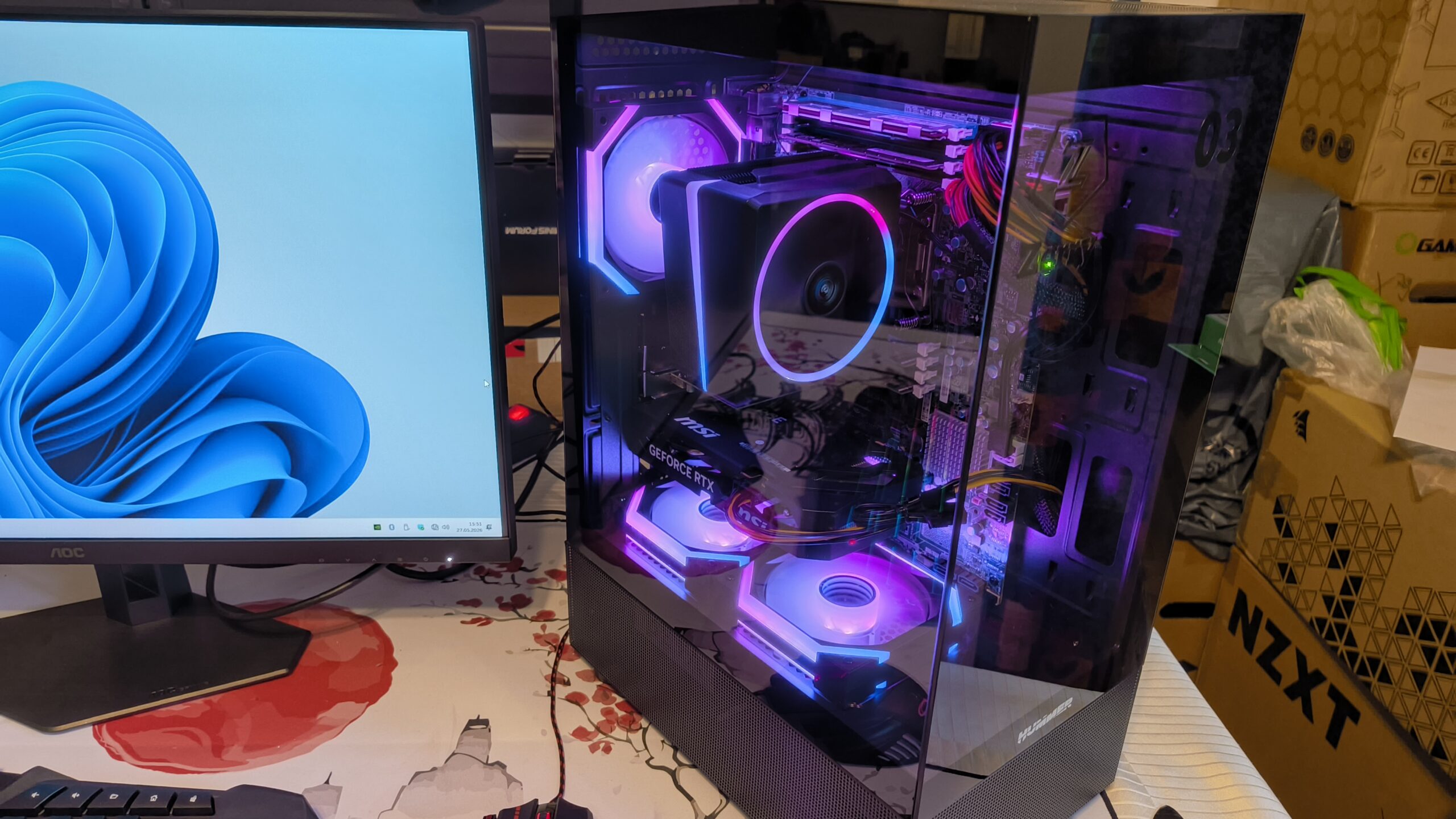 Zerry Hummer Black X79S Gaming PC mit RTX 5050 8GB