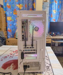 Zerry Hummer White X79S Gaming PC mit RX 7600 8GB