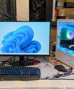 Zerry Hummer White SET X79S Gaming PC mit RX 7600 8GB