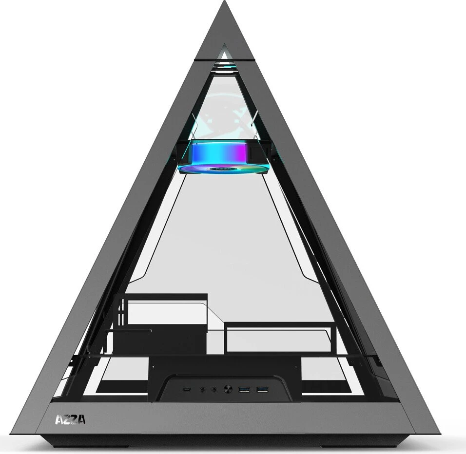 Gebrauchtes AZZA Pyramid 804 PC Gehäuse kaufen Extravagantes Show-Case