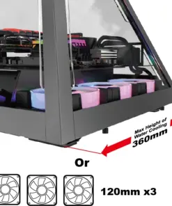 Gebrauchtes AZZA Pyramid 804 PC Gehäuse kaufen Extravagantes Show-Case