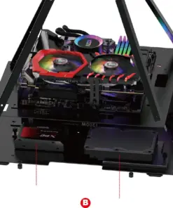 Gebrauchtes AZZA Pyramid 804 PC Gehäuse kaufen Extravagantes Show-Case