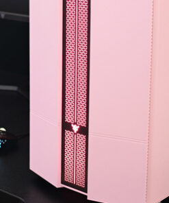 iTek LIFLIG P41 Gaming-Gehäuse Pink – Micro-ATX Mini-Tower mit Tempered Glass und ARGB