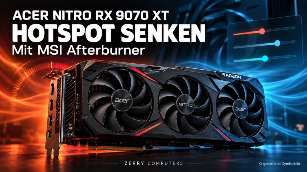 Acer RX 9070 XT Hotspot mir Zerry Computers